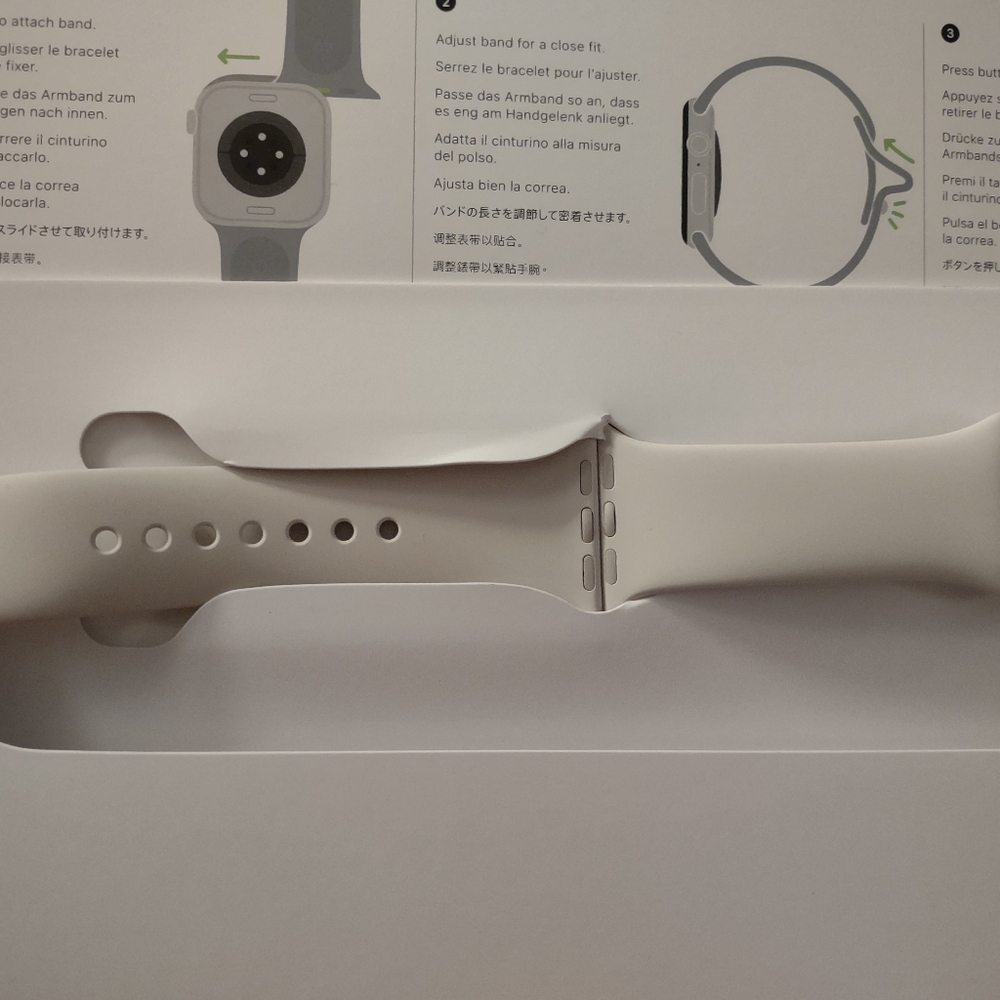 Apple watch sm/med new color starlight 40 mm